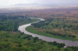 Nile River in South Sudan